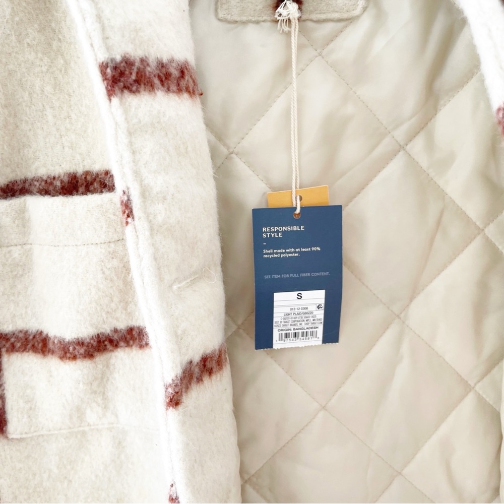 Universal Thread quilted oversized plaid shirt ja… - image 3